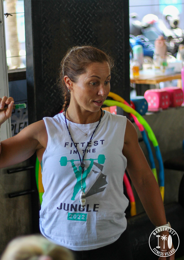 Coach Liz Coaching Athlete